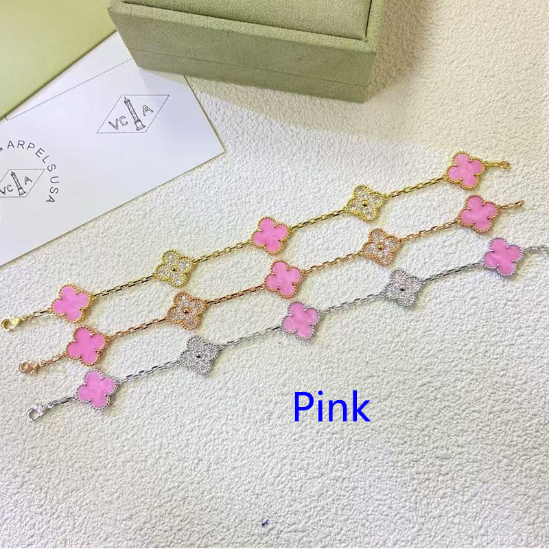 5XVA179K  Popular bracelets 5 flowers normal size1.5cm flower