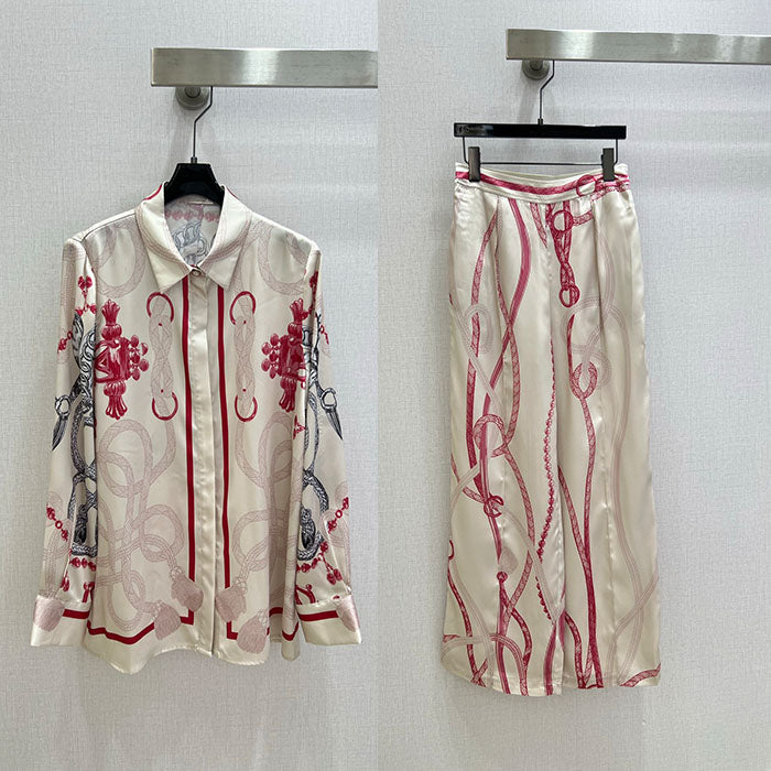 256RH87U Popular top and pants set