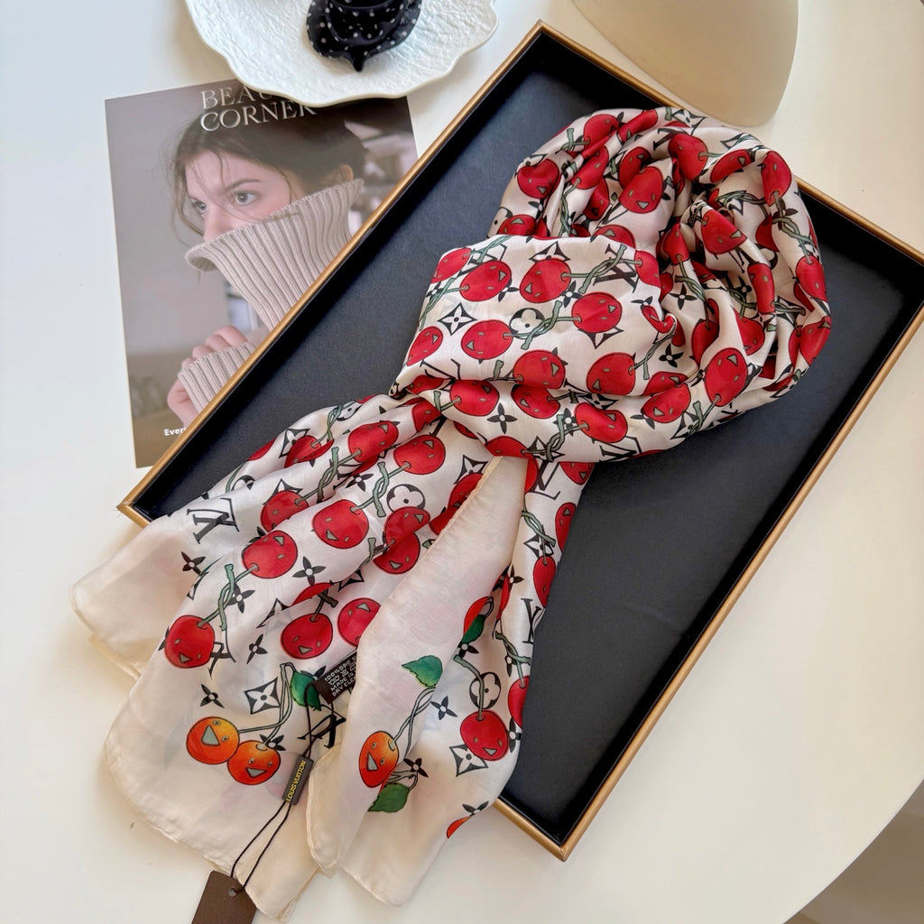 135ZE199W  Popular Silk Scarve