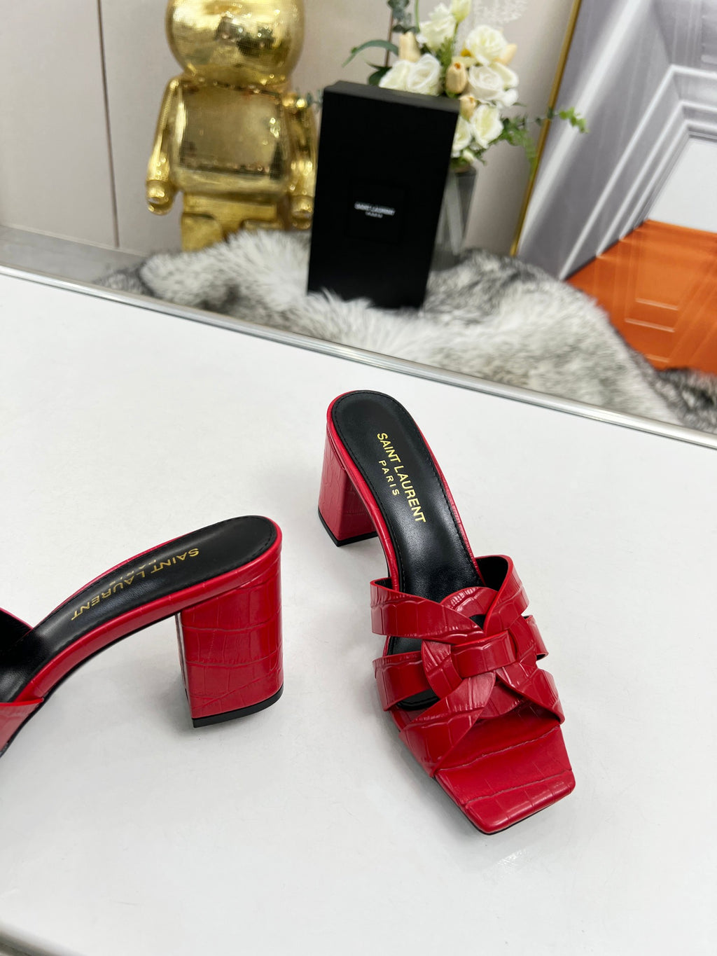 285ZSL35Z  Popular leather High heels(Heel height 6.5CM)
