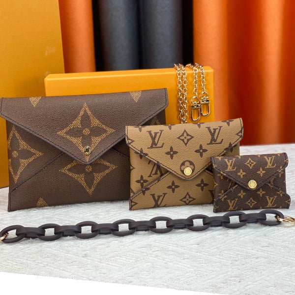 146PE27B Popular leather bag（three-piece）