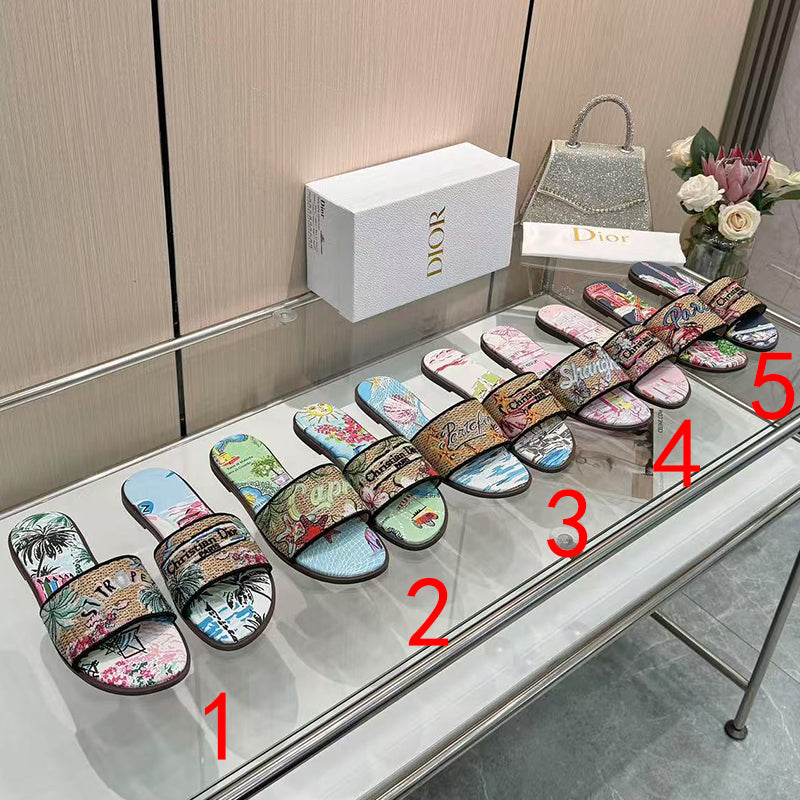 285ZD67Z  Popular Peather Slippers