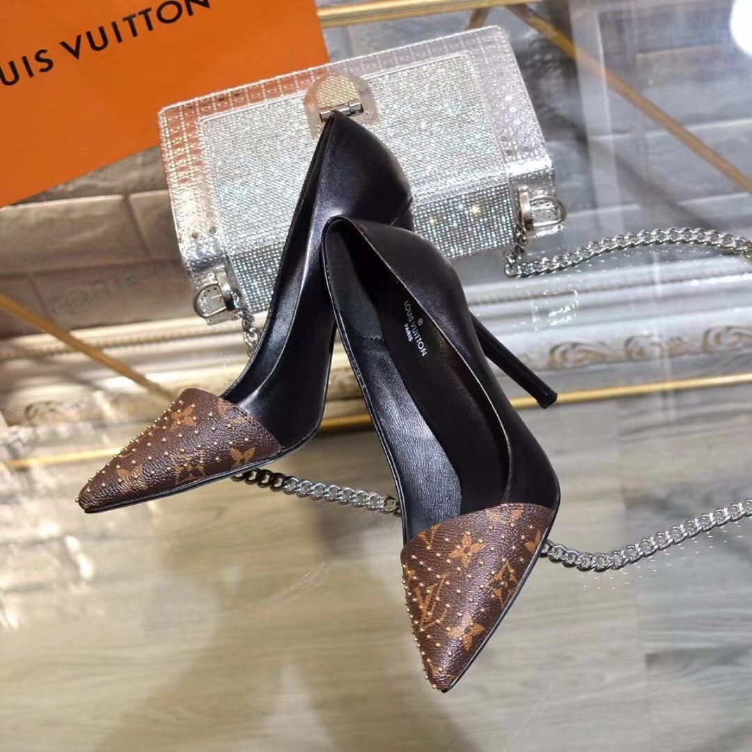 245RE34Z  Popular leather  High heels
