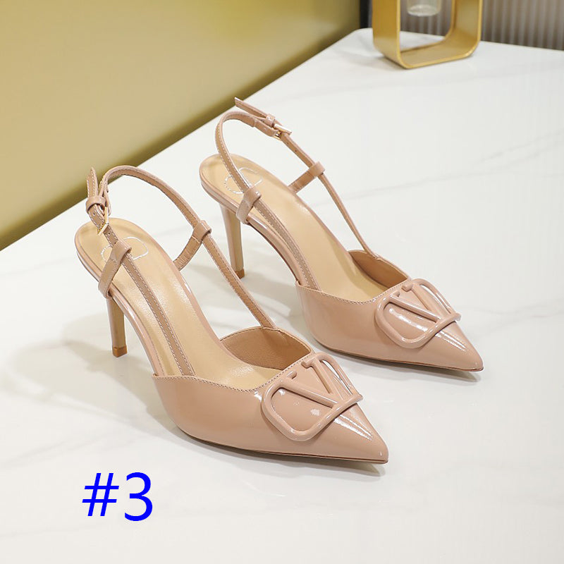 245RVL21Z Popular leather  High heels