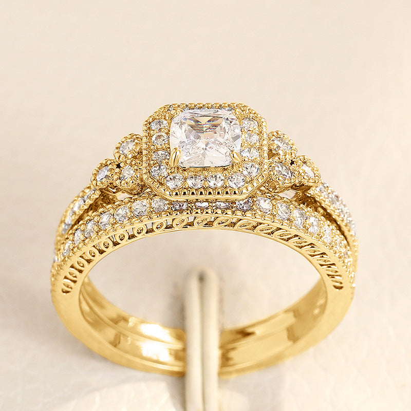 P5QA20J  Popular Moissanite Jewelry Wedding Diamond Ring