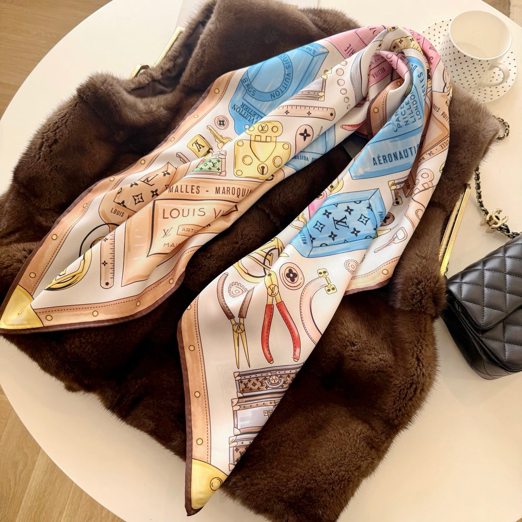 136NE18W Popular Silk Scarve