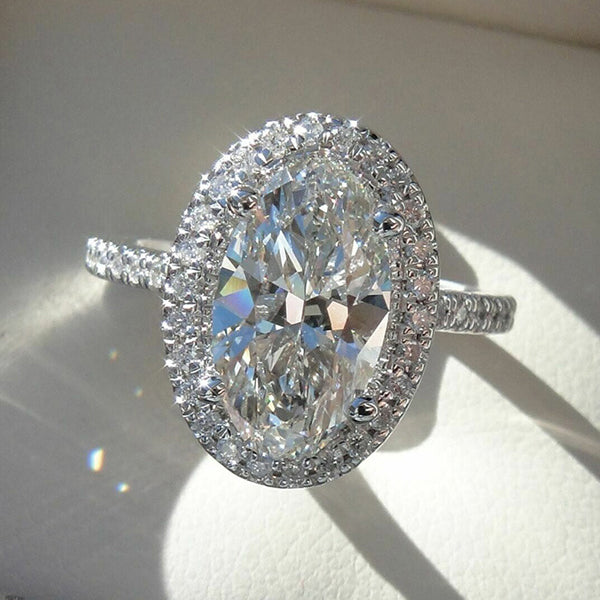P5QA36J  Popular Moissanite Jewelry Wedding Diamond Ring