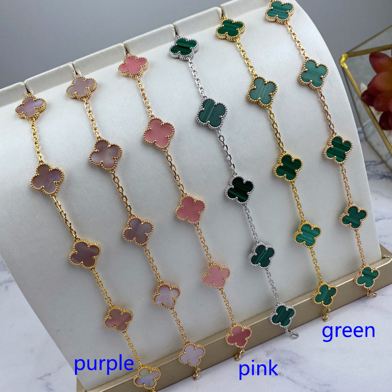 5XVA180K  Popular bracelets 5 flowers normal size1.5cm flower