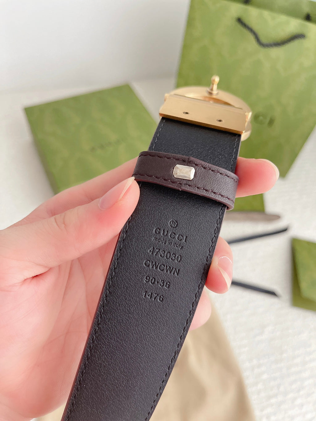 185NB1P Popular high-quality leather belt