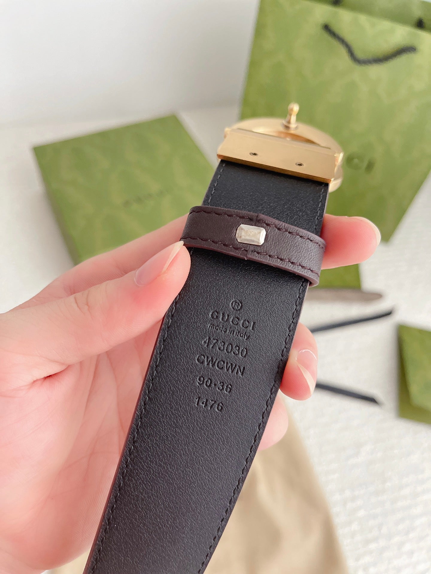185NB1P Popular high-quality leather belt