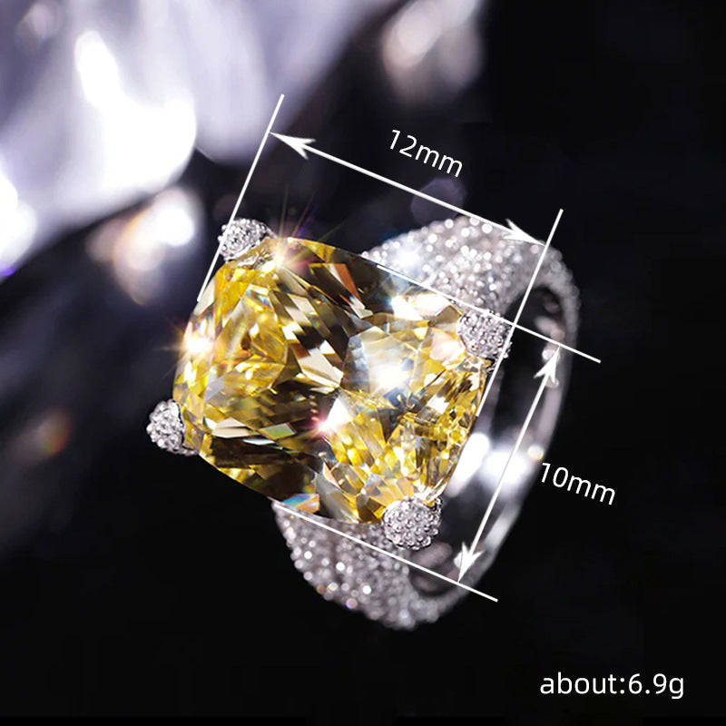 P5QA46J  Popular Moissanite Jewelry Wedding Diamond Ring