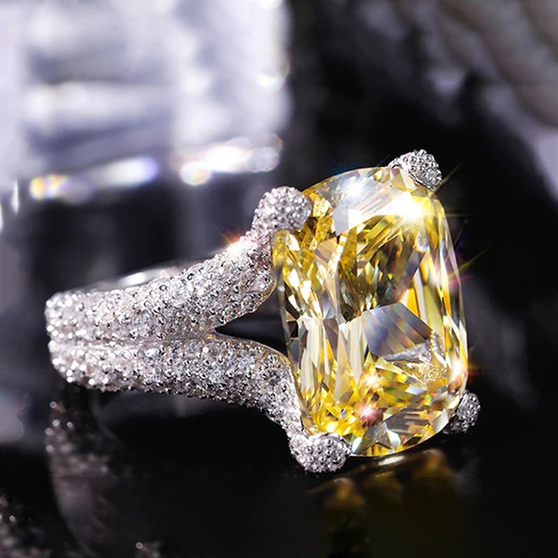 P5QA46J  Popular Moissanite Jewelry Wedding Diamond Ring