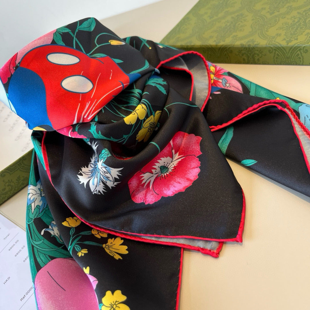 136NB23W Popular Silk Scarve