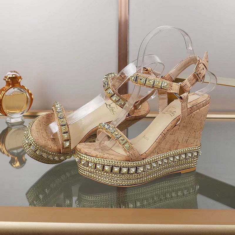 J4A50Z Popular leather High heels 12cm heel