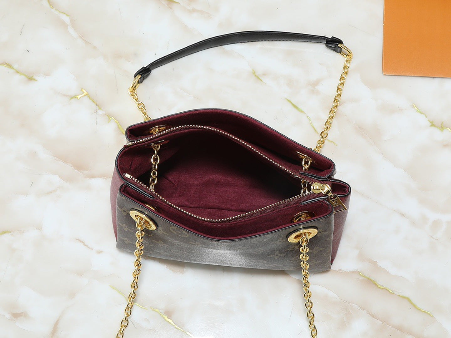 136PE75B Popular leather bag