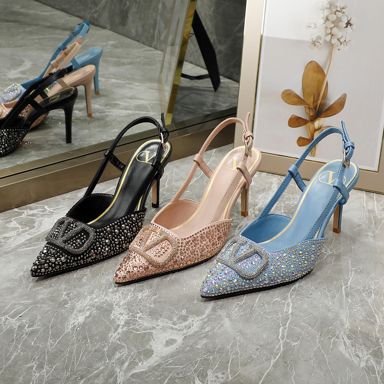 245RVL13Z Popular leather  High heels