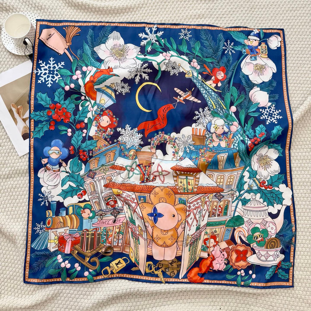 136NE6W Popular Silk Scarve