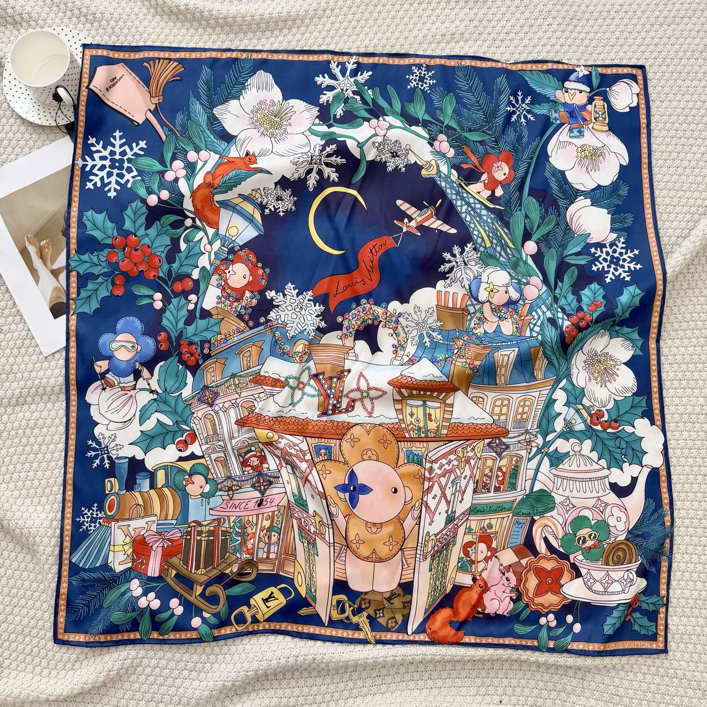 136NE6W Popular Silk Scarve