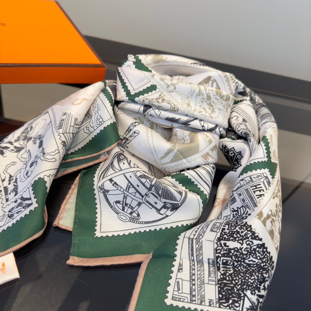 146NH34W Popular Silk Scarve
