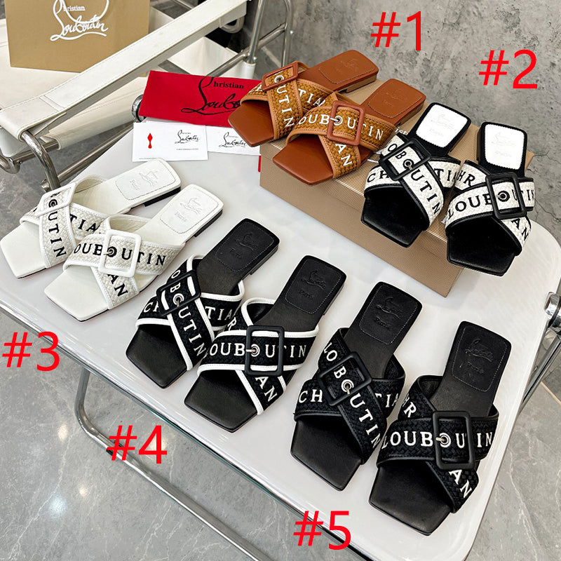 J4A43Z Popular leather Slippers