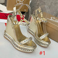 J4A6Z Popular leather High heels 12cm heel