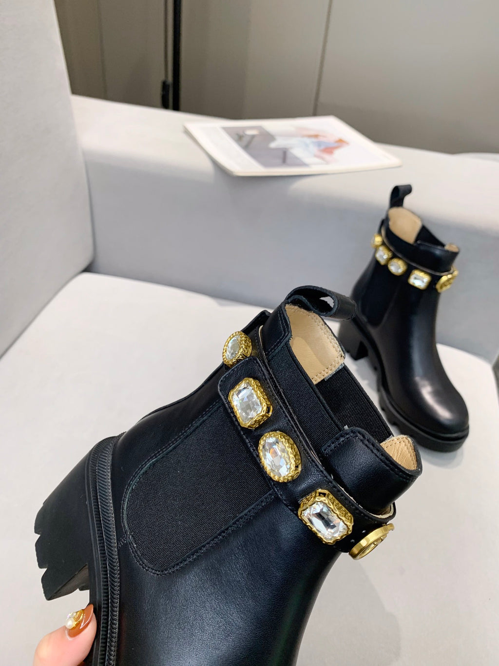 2XB195Z Popular leather boot (top layer leather lining)