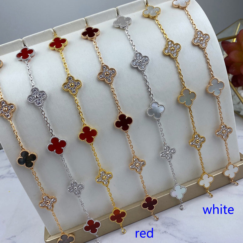 5XVA179K  Popular bracelets 5 flowers normal size1.5cm flower