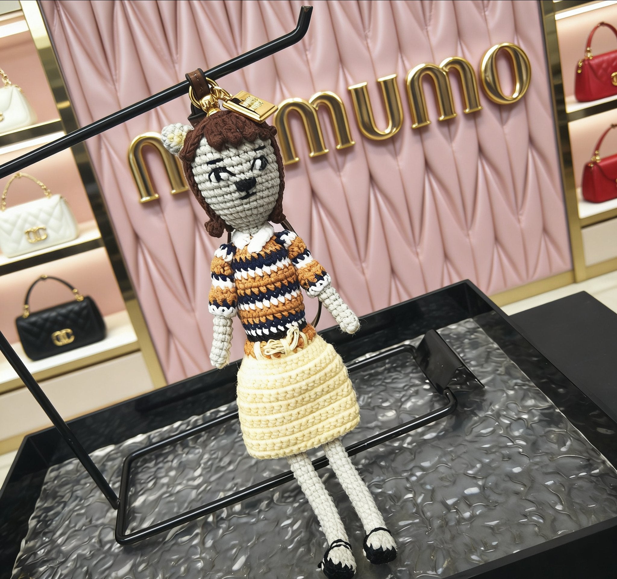 346RA17A Popular bag 's charms accessories