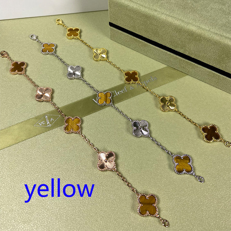5XVA181K  Popular bracelets  5 flowers normal size1.5cm flower