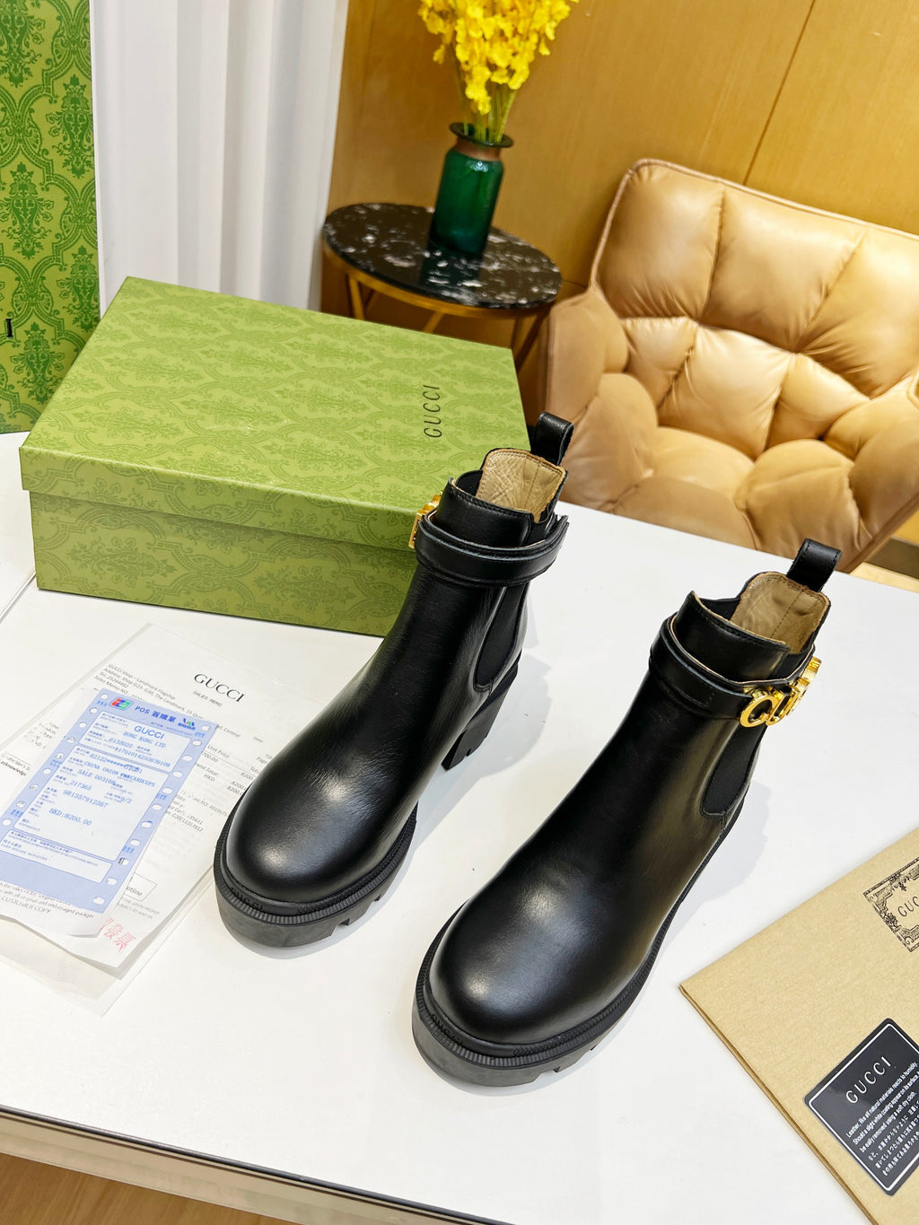 2XB197Z Popular leather boot (top layer leather lining)