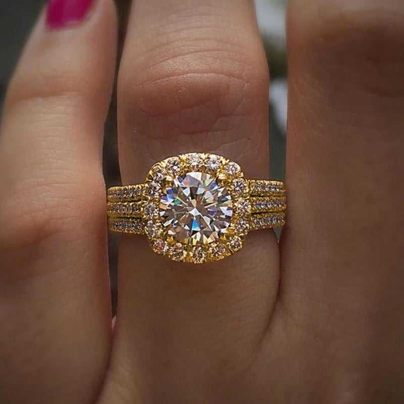 PYA2J  Popular   Diamond Ring High Quality Wedding Ring