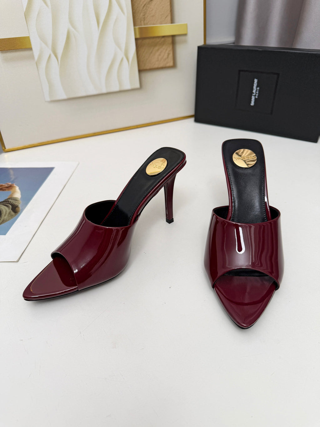 236PSL6Z Popular high-quality leather Shoes(heel-height 9cm)