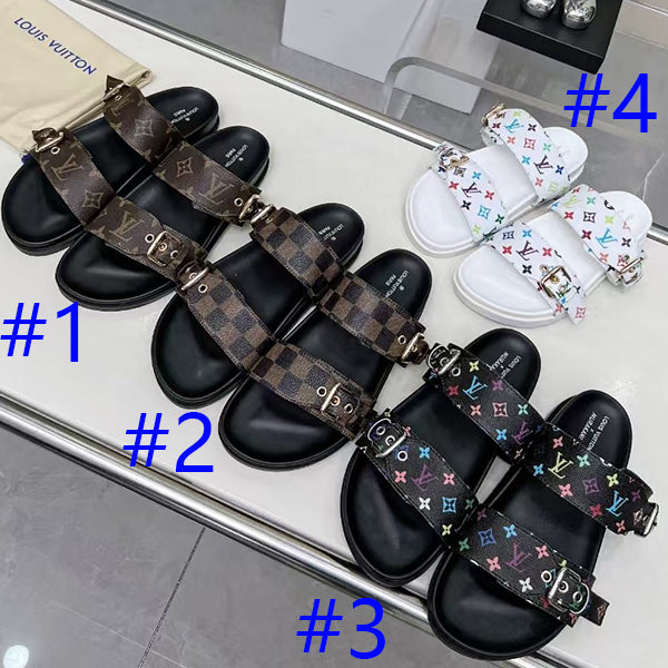 Z2X66B53 Popular high-quality leather slippers