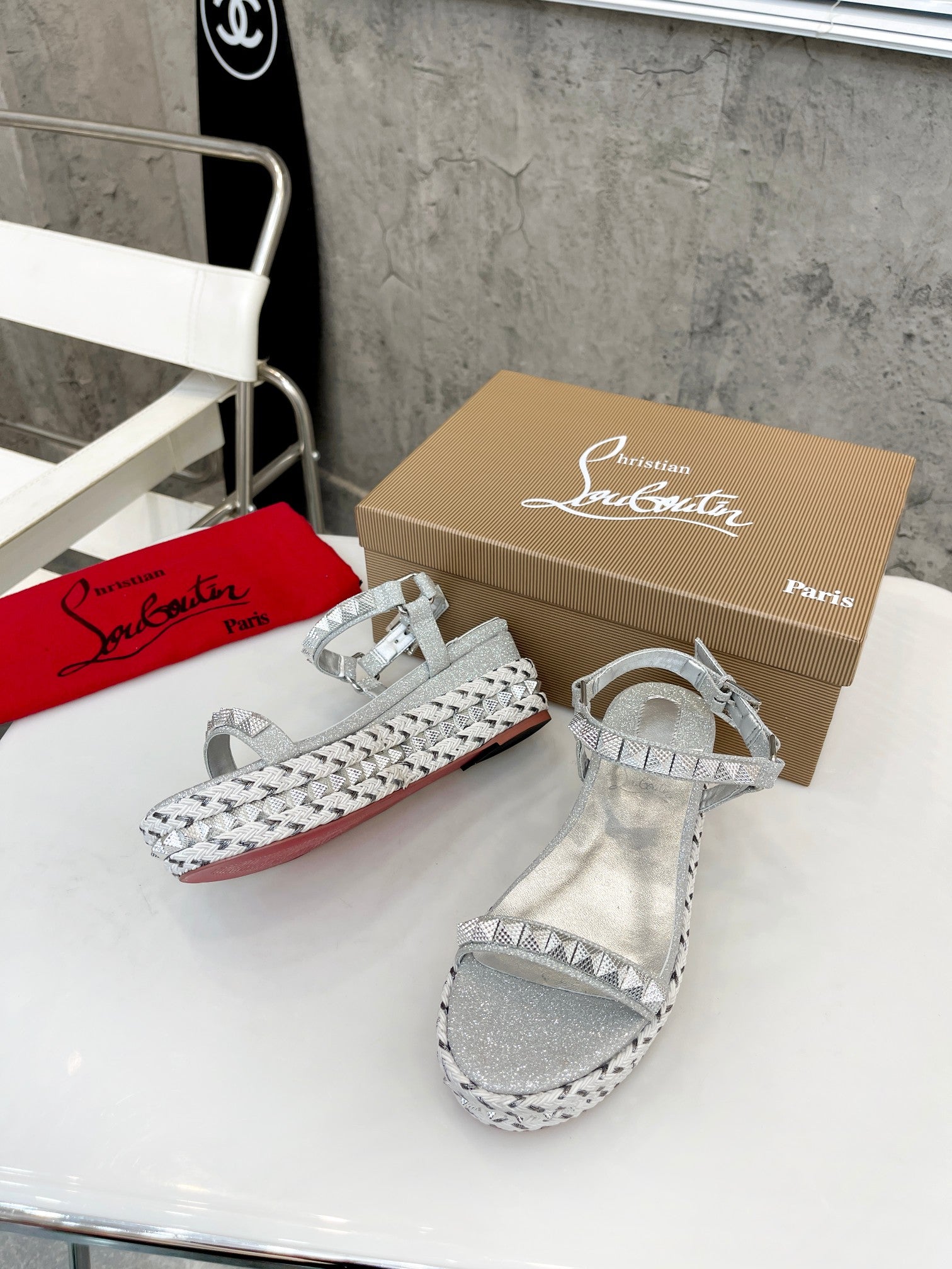 J4A45Z Popular leather High heels 6cm