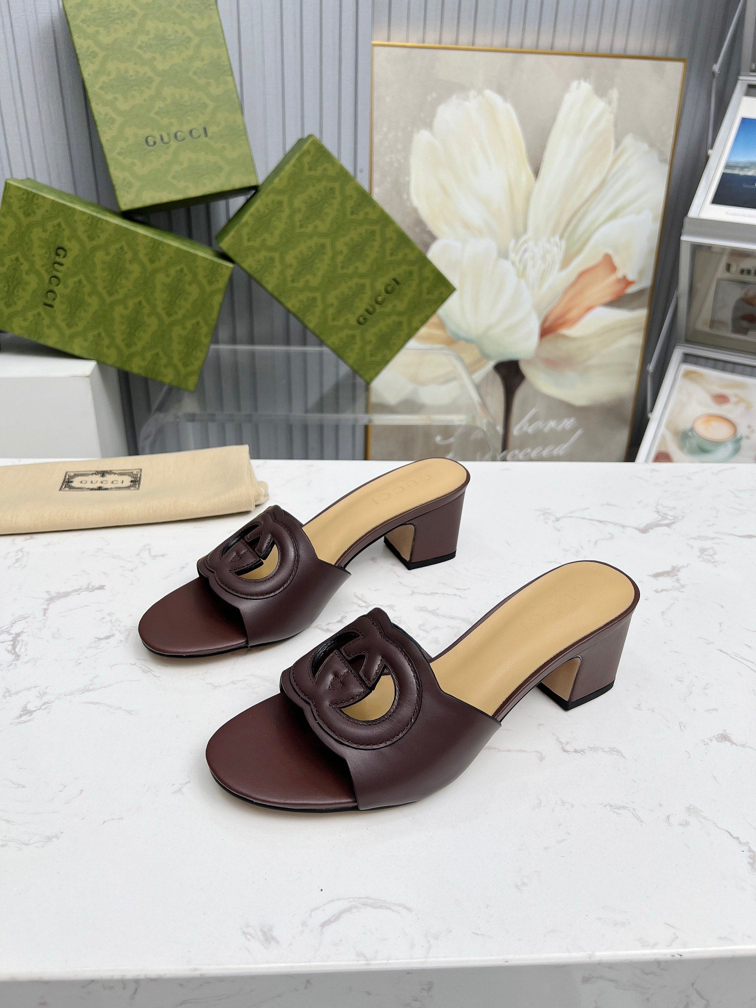 256XB32Z Popular high-quality leather Shoes 5.5cm