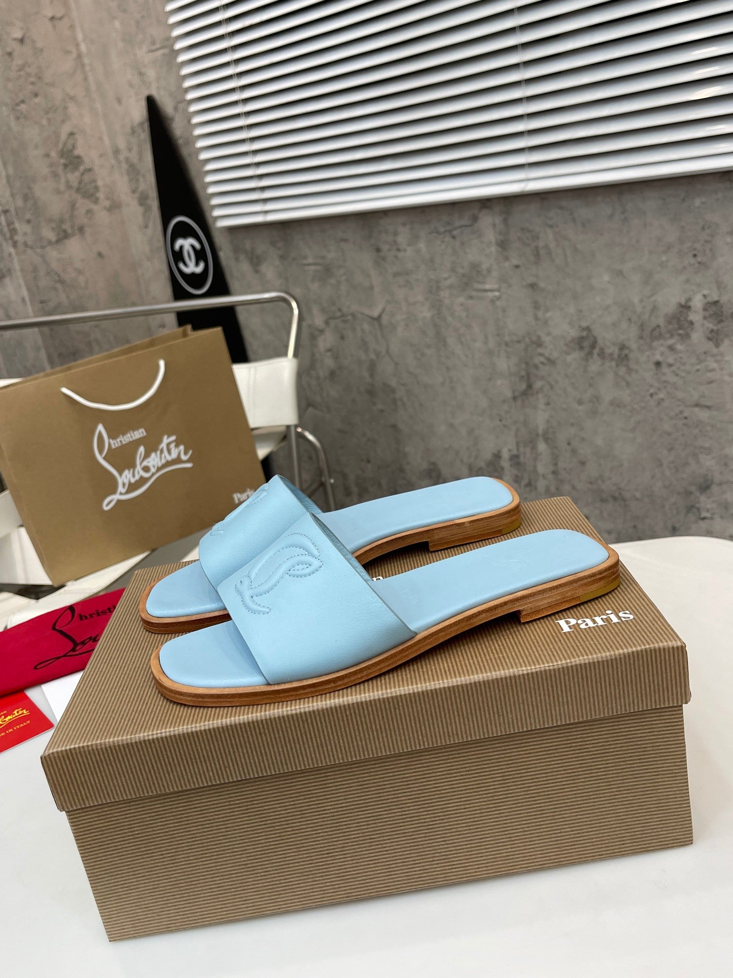 JXA29Z Popular leather Slippers