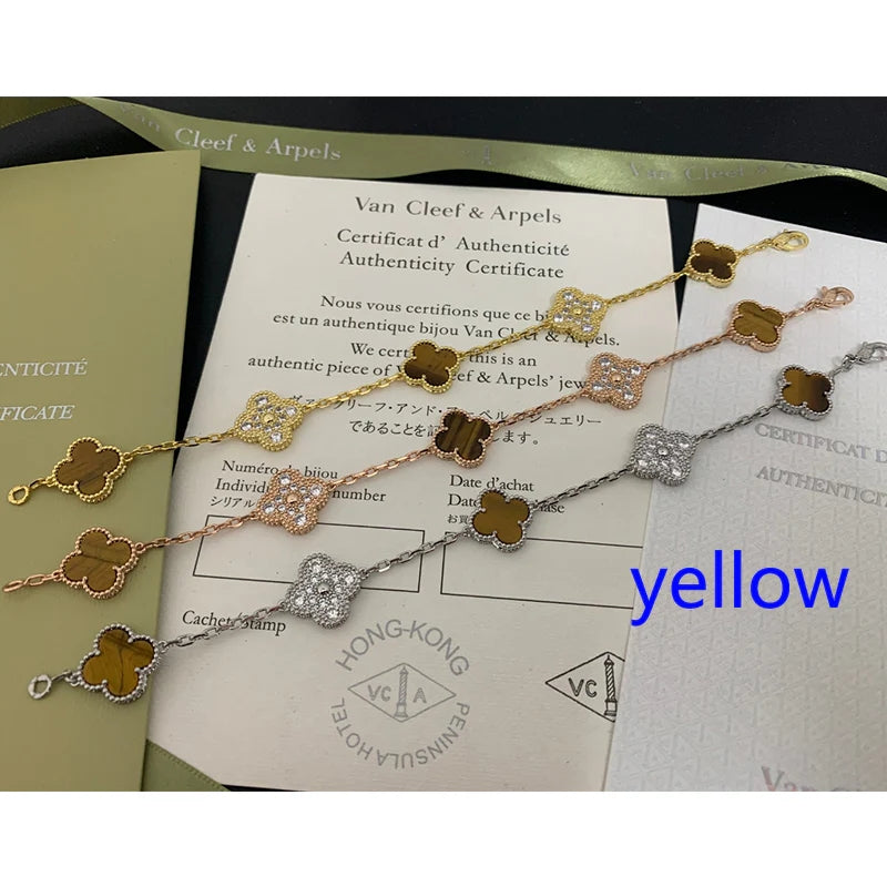 5XVA179K  Popular bracelets 5 flowers normal size1.5cm flower