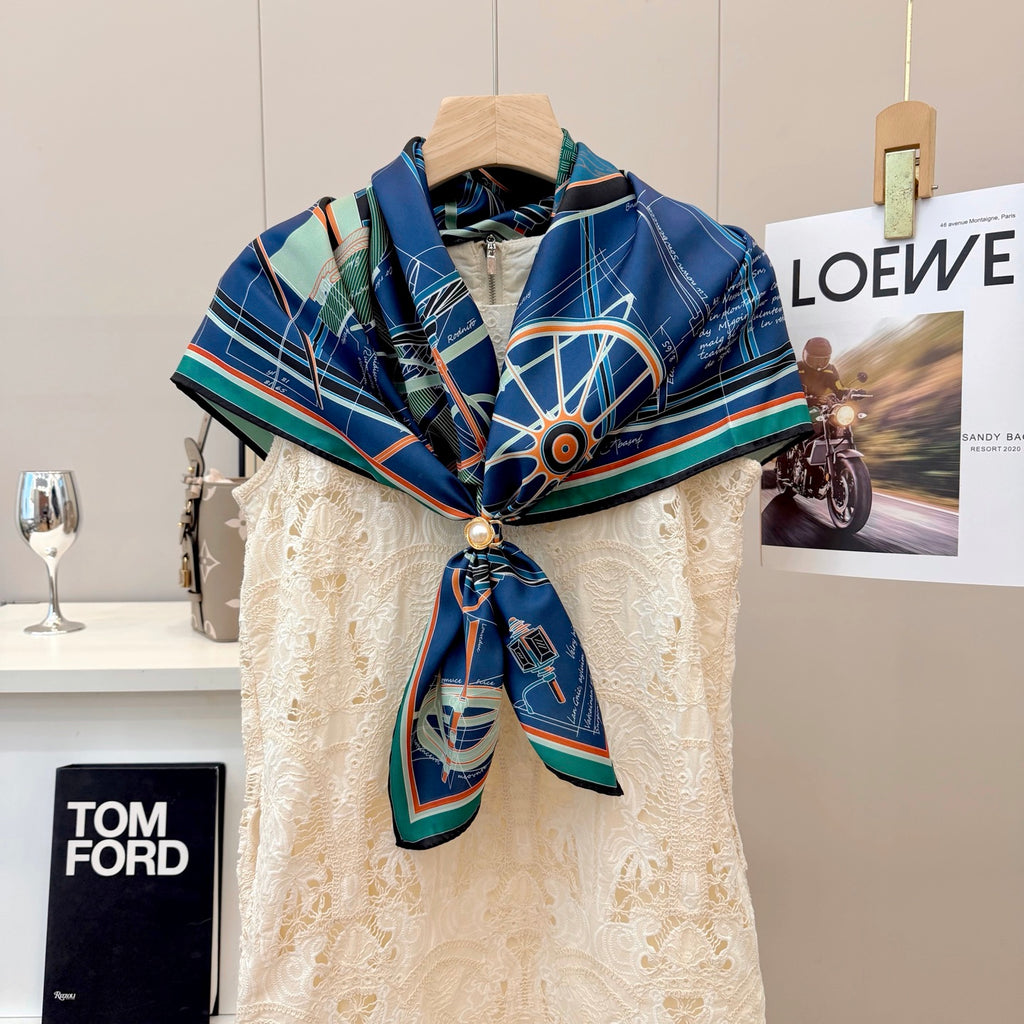 136NH5W Popular Silk Scarve