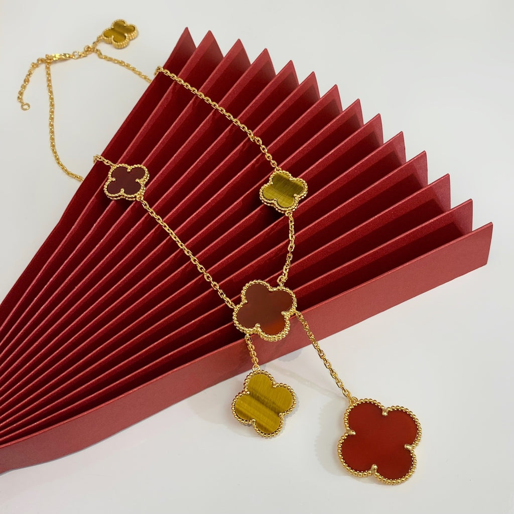5XVA182K Popular 6 flowers necklaces