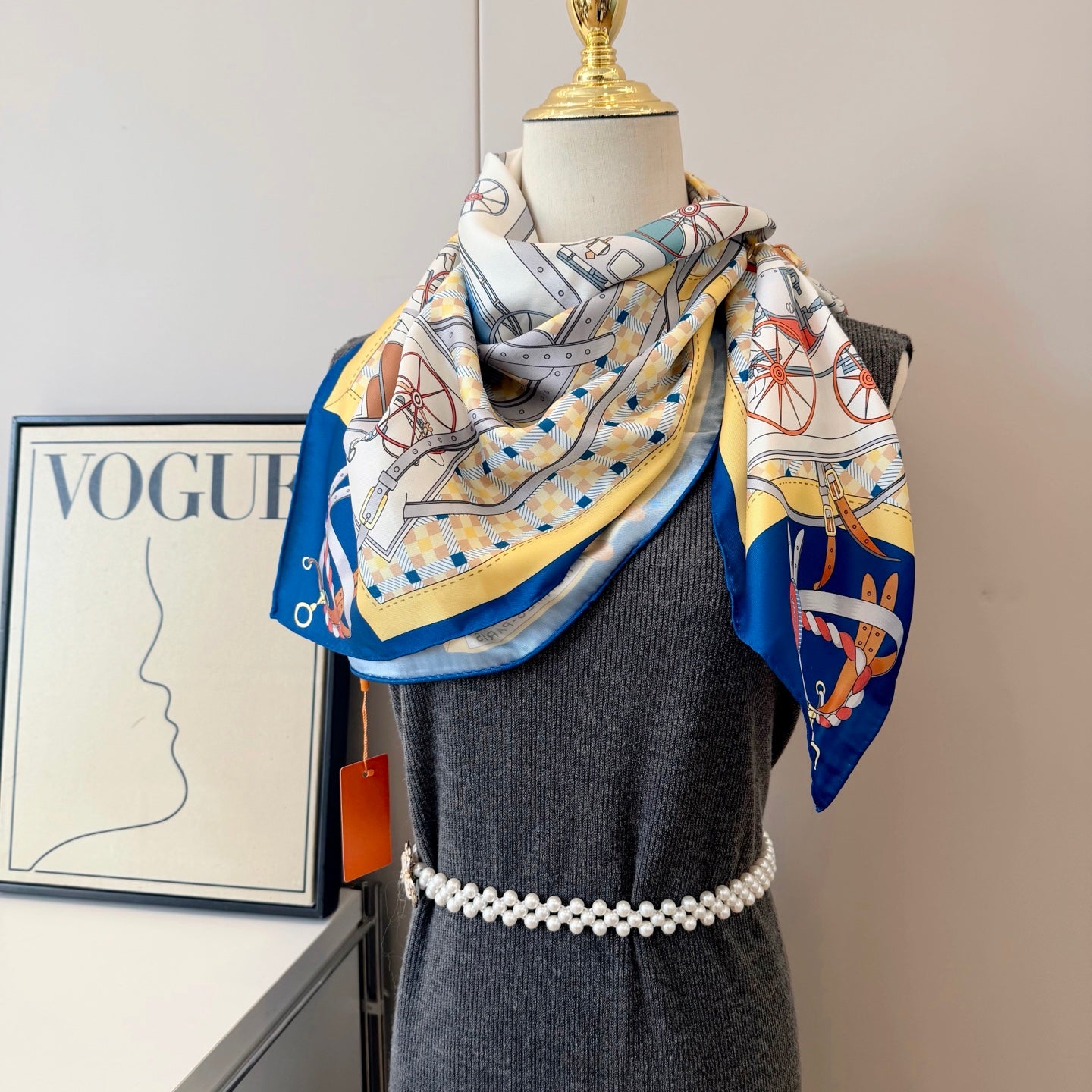 136NH8W Popular Silk Scarve