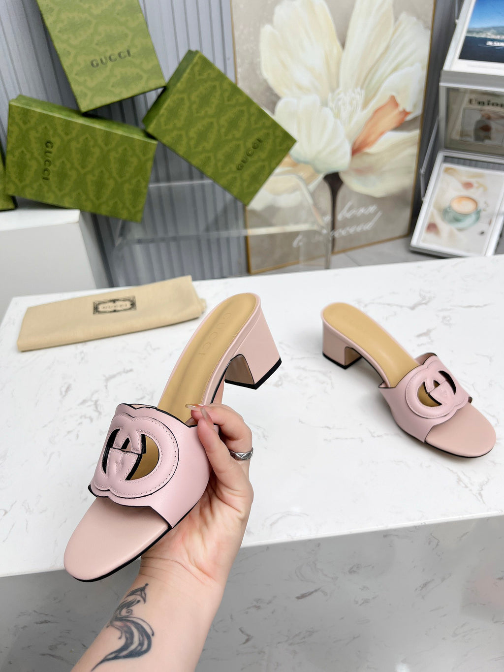 256XB33Z Popular high-quality leather Shoes 5.5cm