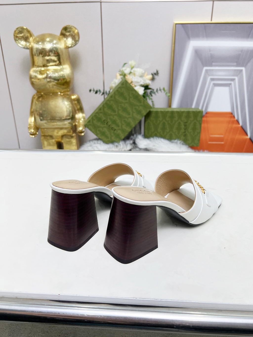 275NB11Z  Popular leather High heels