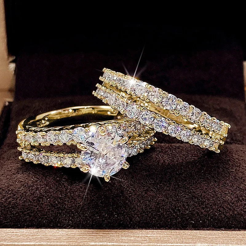 P5QA22J  Popular Moissanite Jewelry Wedding Diamond Ring