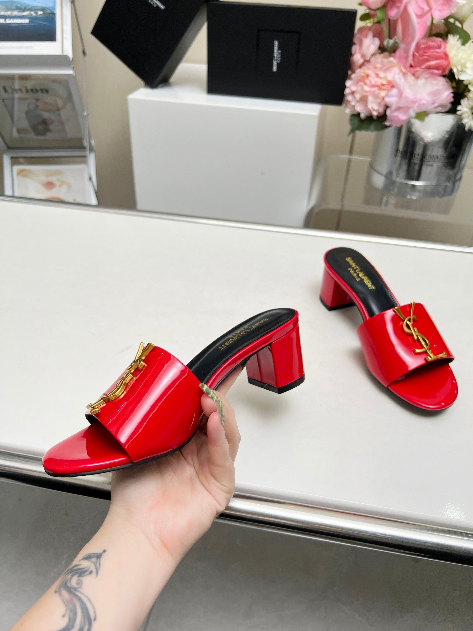 285ZSL34Z  Popular leather High heels(Heel height 5CM)