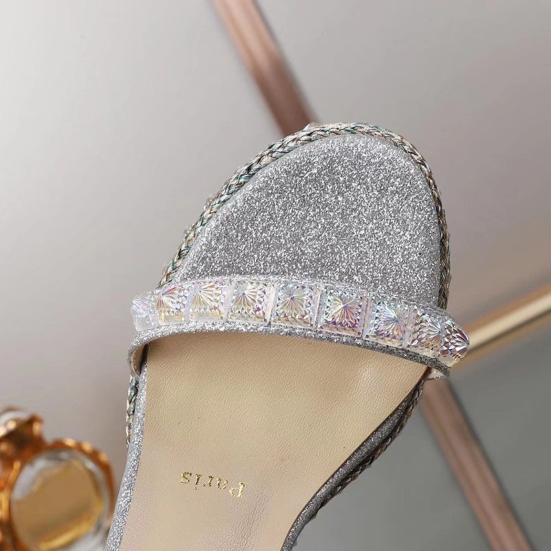 J4A50Z Popular leather High heels 12cm heel