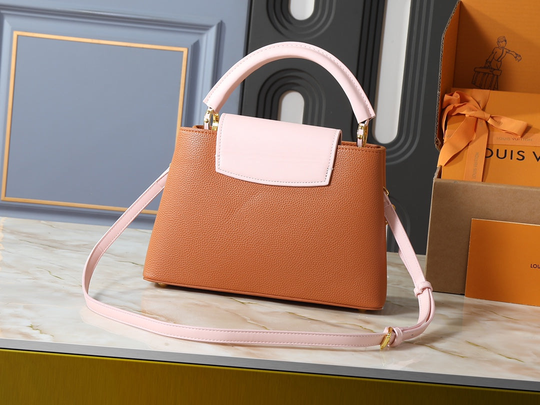 146PE46B Popular leather bag