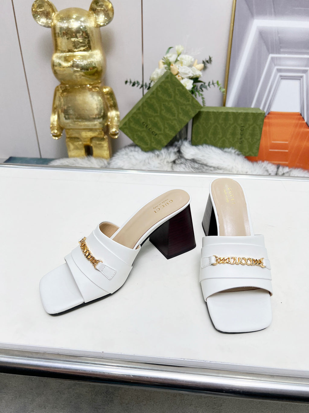 275NB11Z  Popular leather High heels
