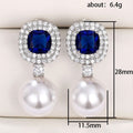 PNA121E Popular Moissanite Jewelry Wedding Diamond  Earrings