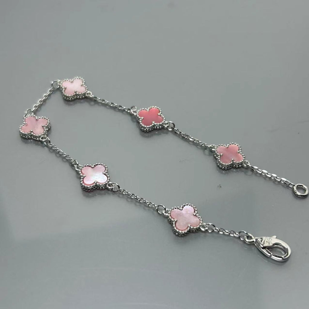 5XVA183K  Popular bracelets 6 flowers mini size 0.9cm flower