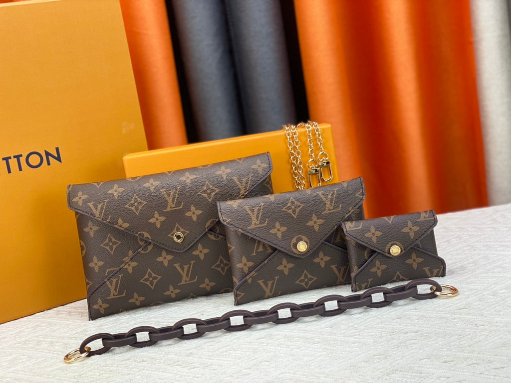 146PE26B Popular leather bag（three-piece）